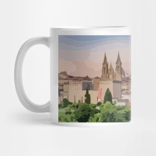 Santiago de Compostela Painting Mug